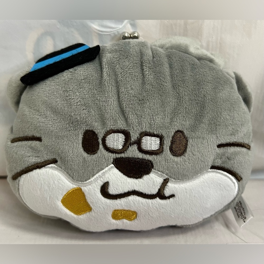 Otter “Grandpa”  Plush Coin Purse